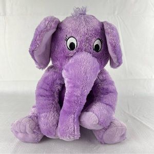 Kohls Cares Dr. Seuss The Nose Book Plush Purple Elephant 10” Stuffed Toy